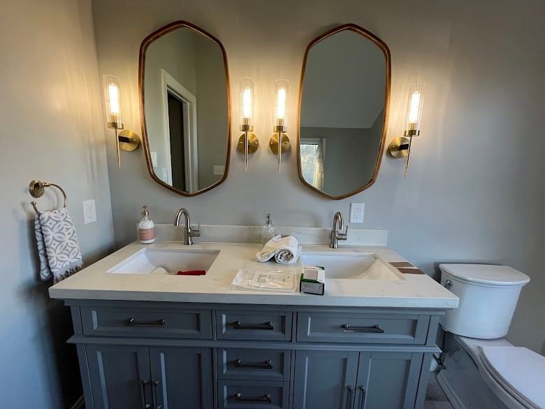 Bathroom vanity sconces