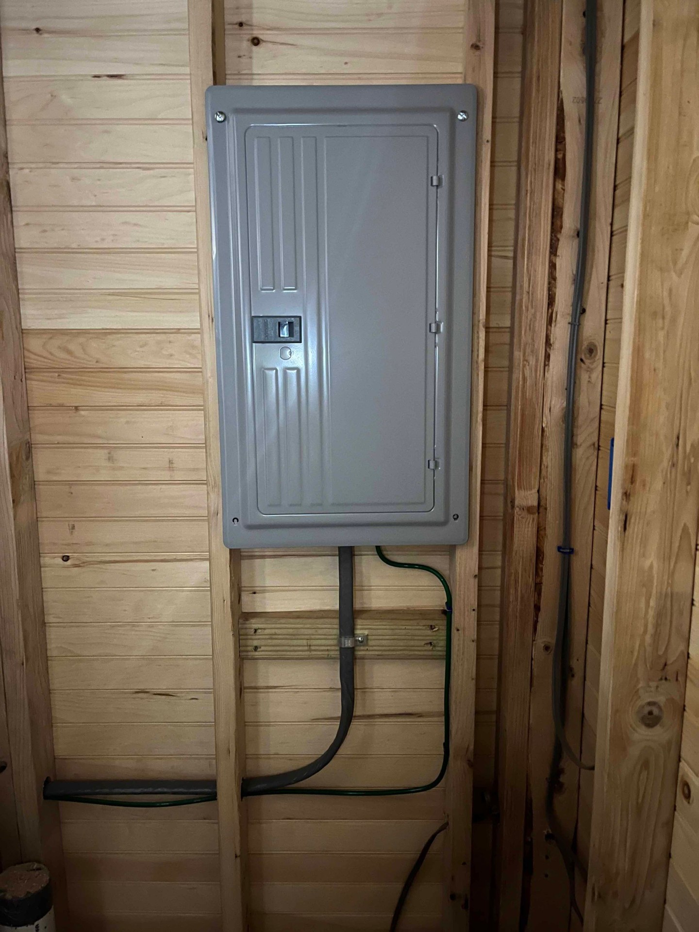 Detached-building sub-panel