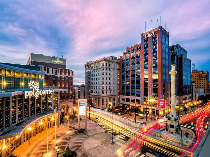 Downtown Allentown — PPL Center district